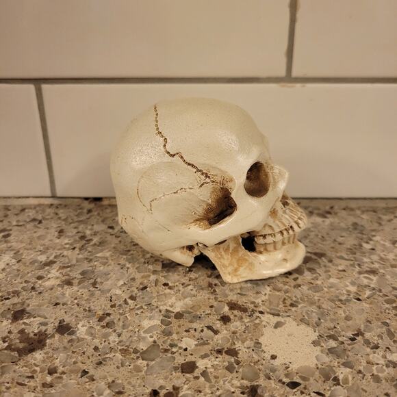 Tiny Firepit Burning Skull - Picture 2 of 9